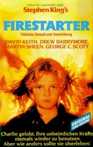 Firestarter - German VHS movie cover (xs thumbnail)