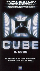Cube - Italian VHS movie cover (xs thumbnail)