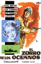 The Sea Chase - Spanish Movie Poster (xs thumbnail)