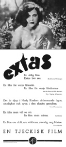 Ekstase - Swedish Movie Poster (xs thumbnail)