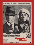 Bonnie and Clyde - French Movie Poster (xs thumbnail)
