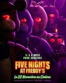 Five Nights at Freddy&#039;s - French Movie Poster (xs thumbnail)