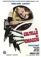 Il coltello di ghiaccio - Italian Movie Poster (xs thumbnail)