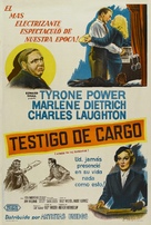 Witness for the Prosecution - Argentinian Movie Poster (xs thumbnail)