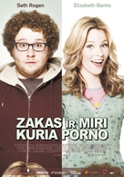 Zack and Miri Make a Porno - Lithuanian Movie Poster (xs thumbnail)