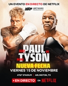 Jake Paul vs. Mike Tyson - Mexican Movie Poster (xs thumbnail)