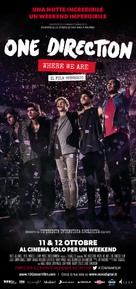 One Direction: Where We Are - The Concert Film - Italian Movie Poster (xs thumbnail)