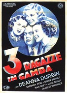Three Smart Girls - Italian Movie Poster (xs thumbnail)