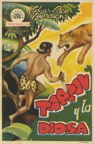 Tarzan and the Green Goddess - Spanish Movie Poster (xs thumbnail)