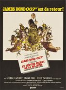 On Her Majesty&#039;s Secret Service - French Movie Poster (xs thumbnail)