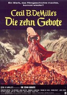 The Ten Commandments - German Movie Poster (xs thumbnail)