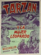 Tarzan and the Leopard Woman - Argentinian Movie Poster (xs thumbnail)