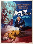 Murder at the Gallop - French Movie Poster (xs thumbnail)