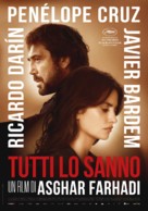 Todos lo saben - Italian Movie Poster (xs thumbnail)