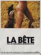 La b&ecirc;te - French Movie Poster (xs thumbnail)