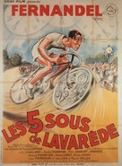 Les cinq sous de Lavar&eacute;de - French Movie Poster (xs thumbnail)