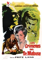 Die 1000 Augen des Dr. Mabuse - Spanish Movie Poster (xs thumbnail)