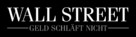 Wall Street: Money Never Sleeps - German Logo (xs thumbnail)
