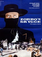 L&#039;ombra di Zorro - Danish Movie Poster (xs thumbnail)