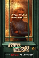 Enola Holmes 2 - Danish Movie Poster (xs thumbnail)