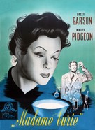 Madame Curie - Danish Movie Poster (xs thumbnail)