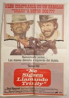 ...continuavano a chiamarlo Trinit&agrave; - Chilean Movie Poster (xs thumbnail)