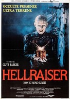 Hellraiser - Italian Movie Poster (xs thumbnail)