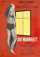 La v&eacute;rit&eacute; - German Movie Poster (xs thumbnail)