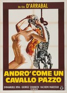J&#039;irai comme un cheval fou - Italian Movie Poster (xs thumbnail)