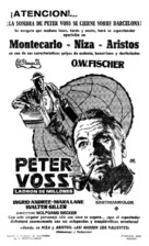 Peter Voss, der Millionendieb - Spanish poster (xs thumbnail)