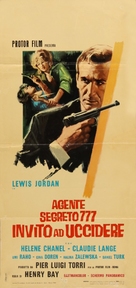 Agente segreto 777 - Invito ad uccidere - Italian Movie Poster (xs thumbnail)