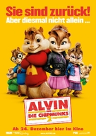 Alvin and the Chipmunks: The Squeakquel - German Movie Poster (xs thumbnail)