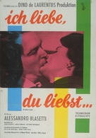 Io amo, tu ami - German Movie Poster (xs thumbnail)