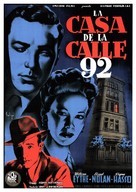 The House on 92nd Street - Spanish Movie Poster (xs thumbnail)