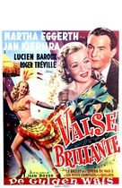 Valse brillante - Belgian Movie Poster (xs thumbnail)