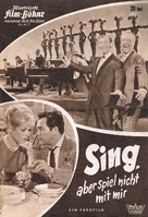 Sing, aber spiel nicht mit mir - German poster (xs thumbnail)