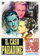 The Paradine Case - Italian Movie Poster (xs thumbnail)