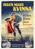 Ingen mans kvinna - Swedish Movie Poster (xs thumbnail)