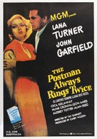 The Postman Always Rings Twice - Spanish Movie Poster (xs thumbnail)