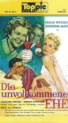 Die unvollkommene Ehe - German VHS movie cover (xs thumbnail)