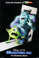 Monsters Inc - British Movie Poster (xs thumbnail)