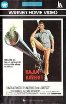 Thunderbolt And Lightfoot - Finnish VHS movie cover (xs thumbnail)