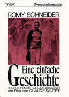 Une histoire simple - German DVD movie cover (xs thumbnail)