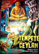 Das Todesauge von Ceylon - French Movie Poster (xs thumbnail)