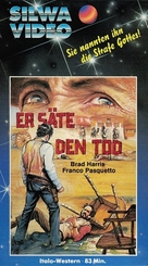 Semin&ograve; morte... lo chiamavano il Castigo di Dio! - German VHS movie cover (xs thumbnail)