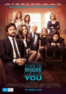 This Is Where I Leave You - Australian Movie Poster (xs thumbnail)