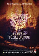 Flickan som lekte med elden - Hungarian Movie Poster (xs thumbnail)