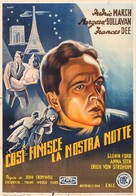 So Ends Our Night - Italian Movie Poster (xs thumbnail)