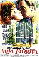 The Battle of the Villa Fiorita - Spanish Movie Poster (xs thumbnail)
