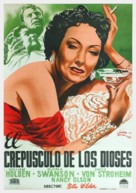 Sunset Blvd. - Spanish Movie Poster (xs thumbnail)